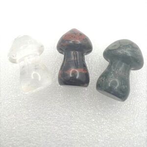 Mini Gemstone Mushroom Carvings - Several Gemstones Available!